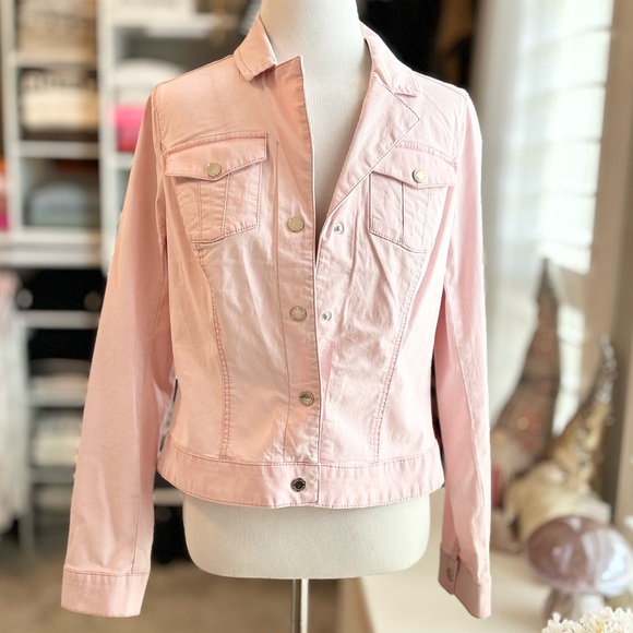 WHBM Pale Pink Casual Jacket Small - Picture 1 of 9